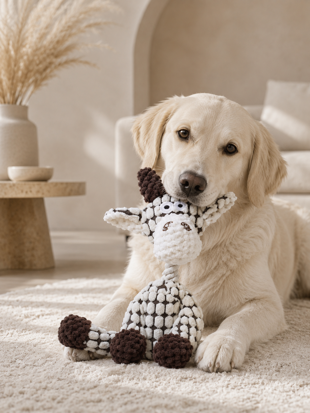 Momo Moo Plush Chew Toy