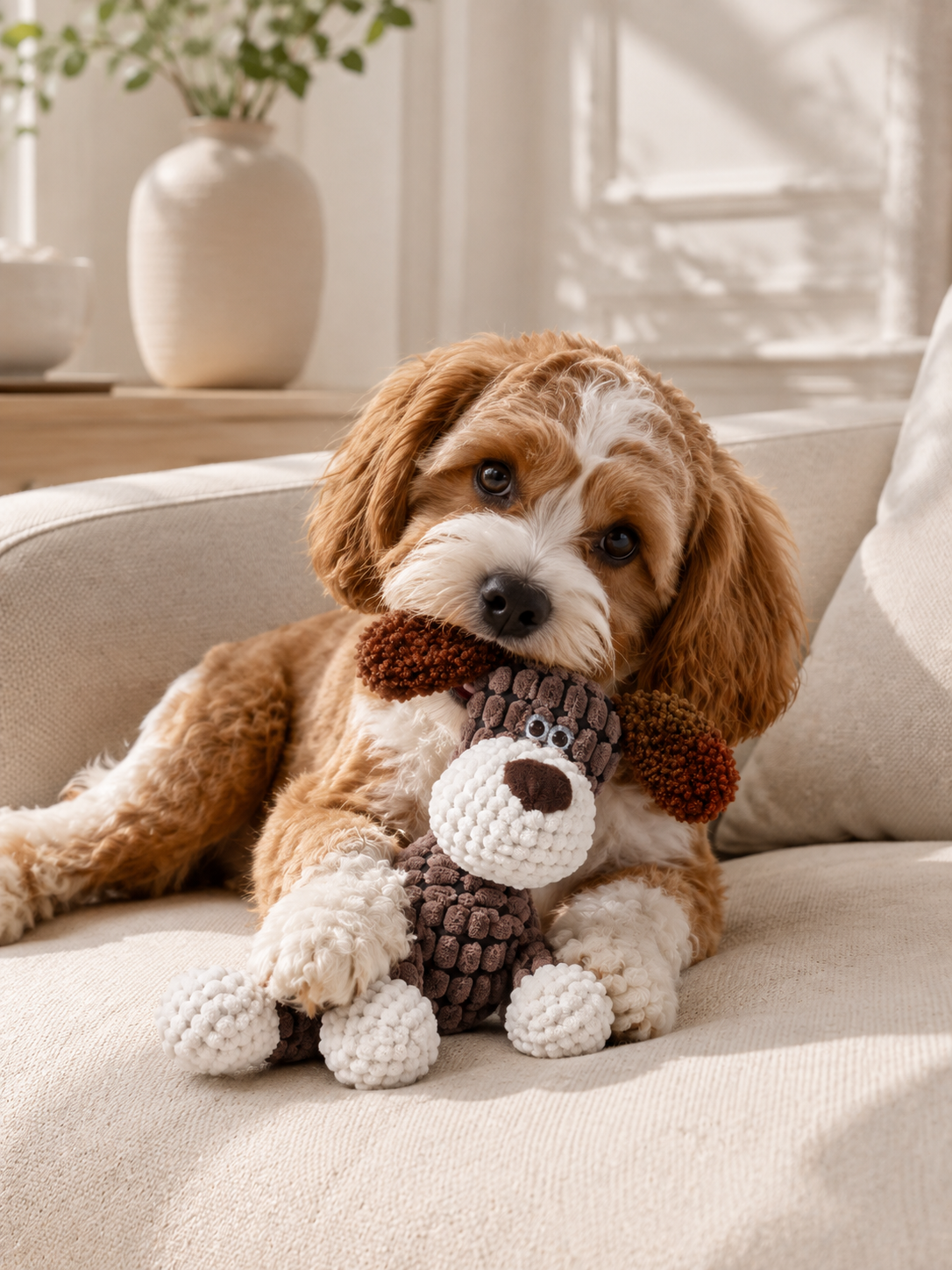 Pogo Pup Plush Chew Toy