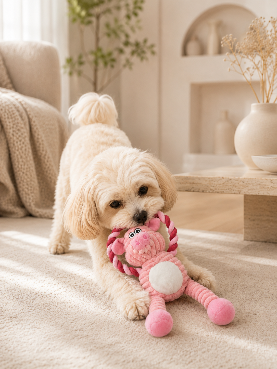 Pippo Pig Plush Chew Toy