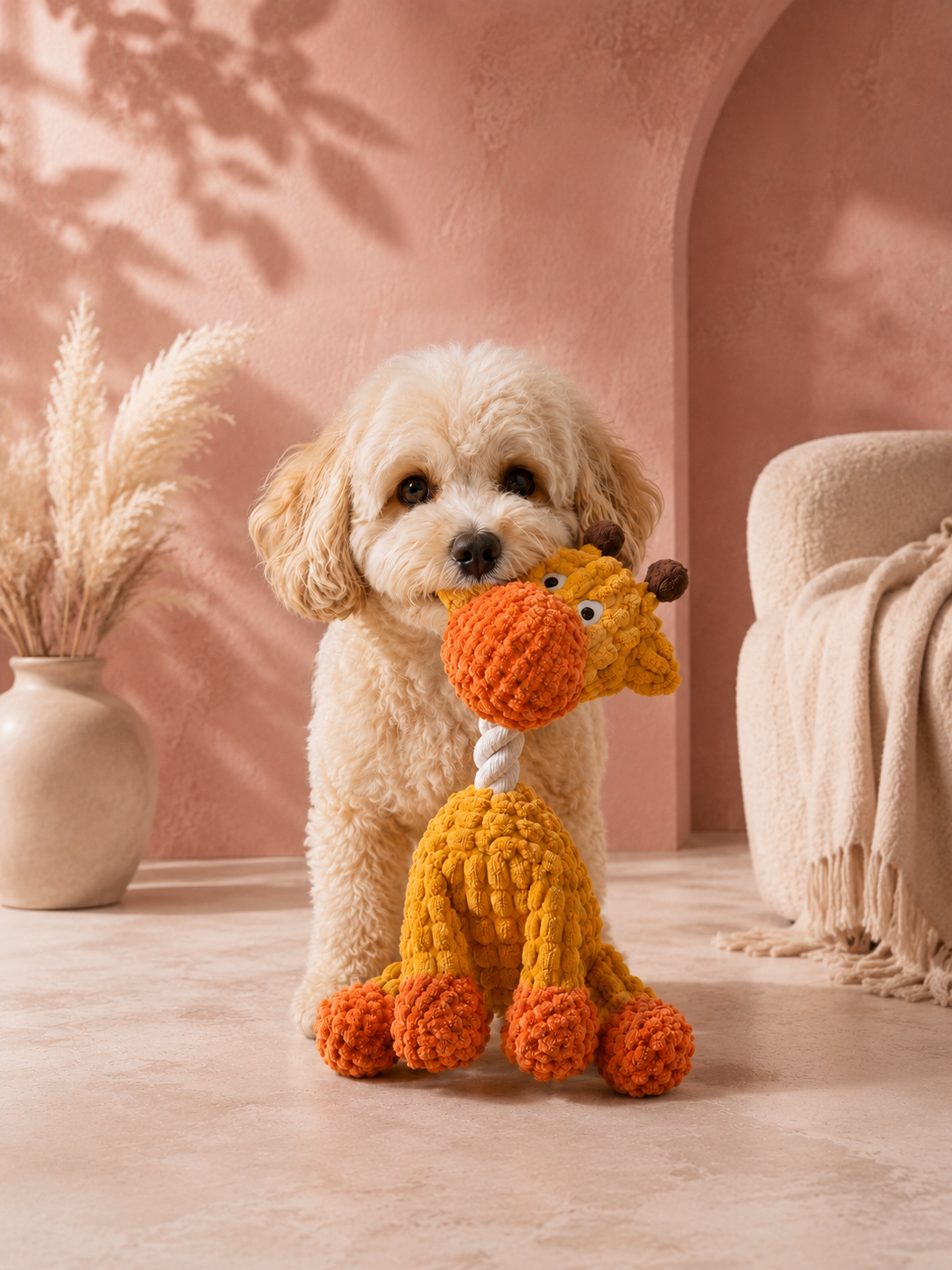 Gigi Giraffe Plush Chew Toy