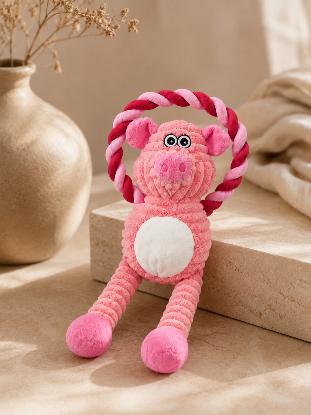 Pippo Pig Plush Chew Toy