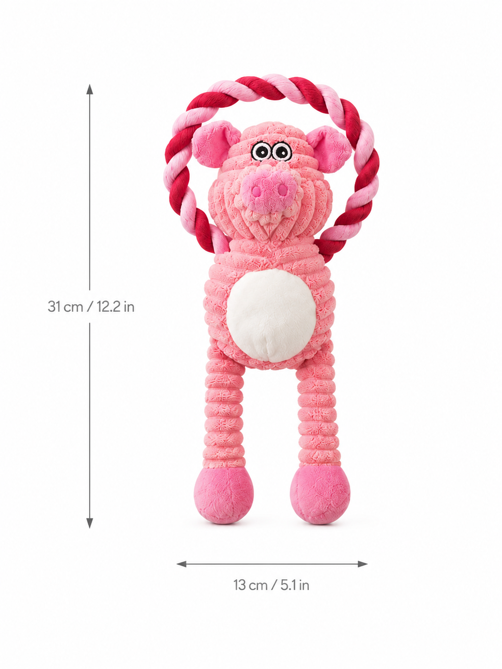 Pippo Pig Plush Chew Toy