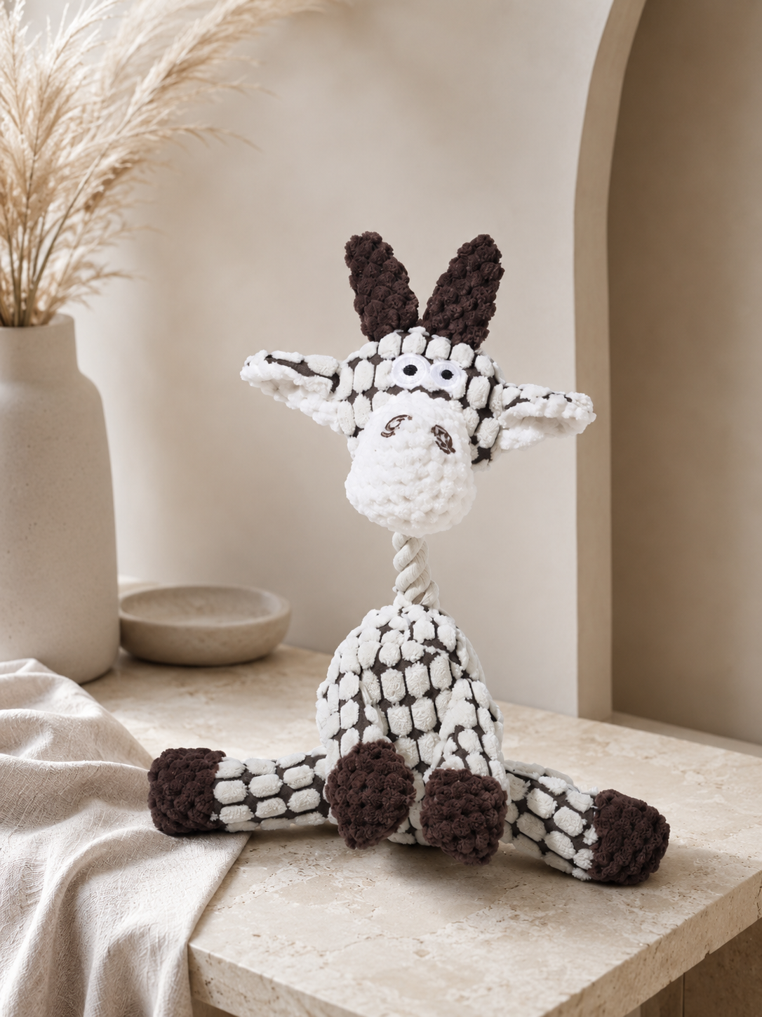 Momo Moo Plush Chew Toy