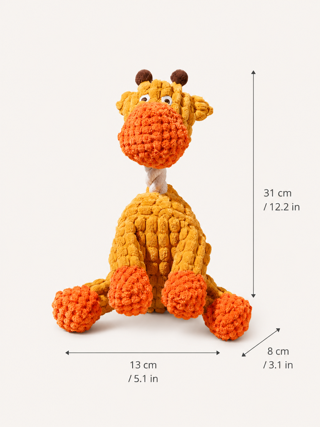 Gigi Giraffe Plush Chew Toy