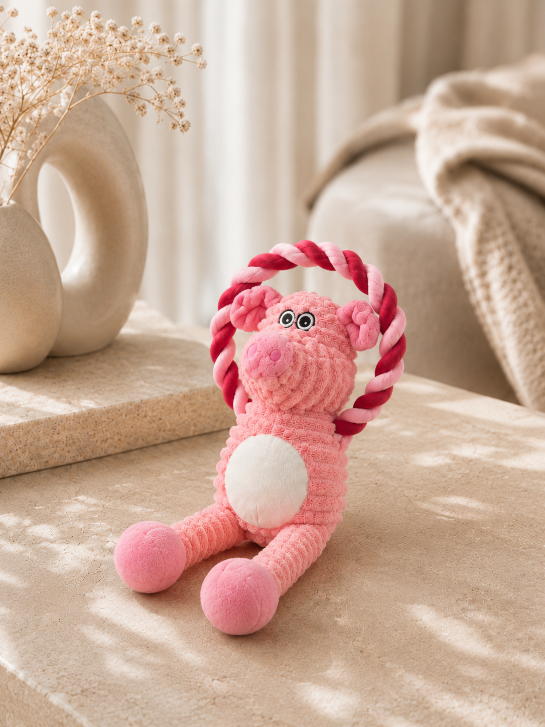 Pippo Pig Plush Chew Toy